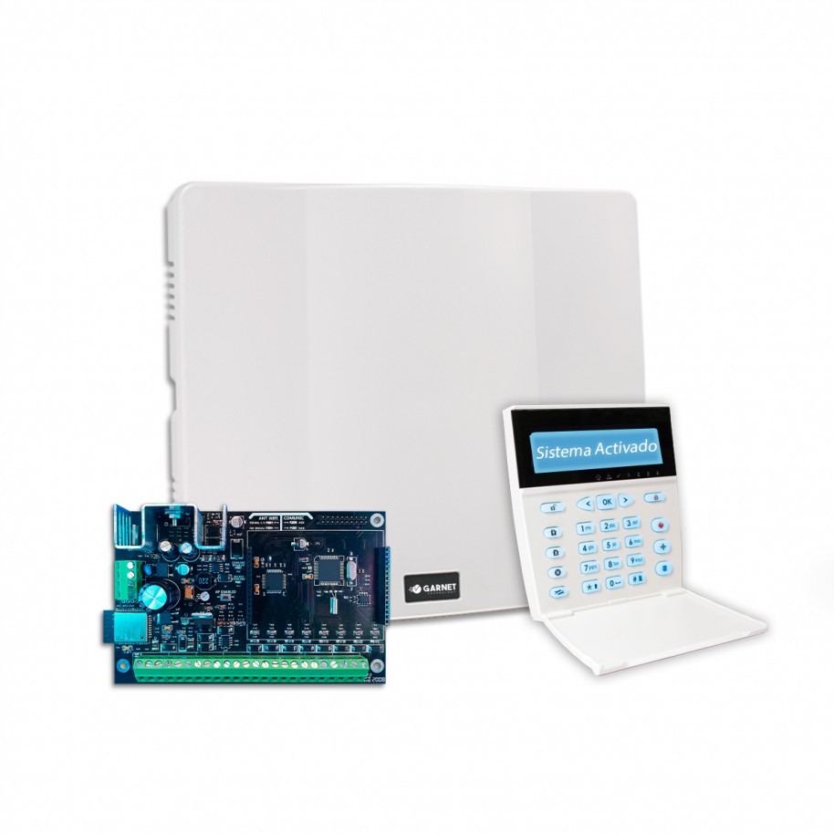 PANEL ALARMA PC-1000G-PW (COD. 54179) 32 ZONAS INALAMBRICAS, 1 PARTICION CONFIGURABLE, PARA AUTOMONITOREO Y MONITOREO. CON WIFI Y 4G. - INCLUYE FUENTE