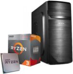 PC PCBOX AMD RYZEN 3 3200G MBB, 8GB, SSD 240 GB, SIN SISTEMA, KIT: TECLADO, MOUSE