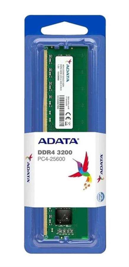 MEMORIA DIMM DDR4 8GB ADATA 3200MHZ U-DIMM