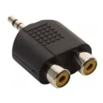 ADAPTADOR AUDIO 3.5MM HEMBRA A 2 MACHOS HEADSET