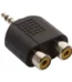 ADAPTADOR AUDIO 3.5MM HEMBRA A 2 MACHOS HEADSET
