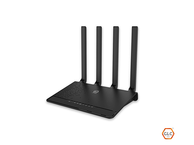 ROUTER GLC WI-FI AC1200MBPS, 4X5DBI ANTENA FIJA, 1X PUERTO 10/100/1000MBPS WAN, 3X PUERTOS 10/100/1000MBPS LAN.