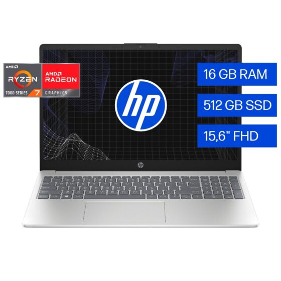 NOTEBOOK NB HP 15-FC0282LA RYZEN 7 7730U 16GB 512GB W11