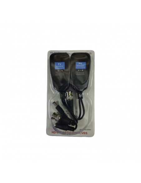 BALUN CCTV AHD/HDCVI/HDTVI 720P-1080P , UTP, ACOPLE RAPIDO X PAR