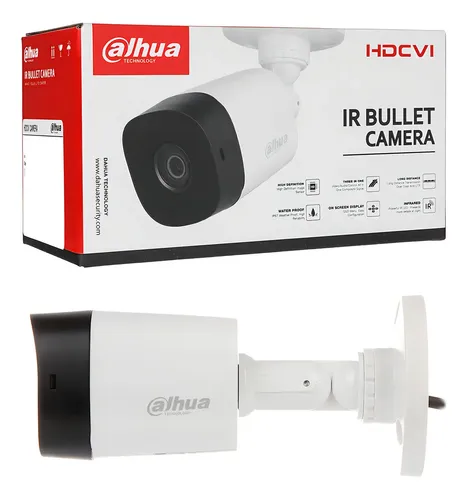 CAMARA BULLET DH-HAC-B1A21P-U- 0280B 2MP HDCVI- IR 20MTS, LENTE 2,8 MM, IP67 -CARCASA DE PLASTICO