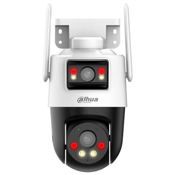 DOMO IP PT DH-P3D-3F-PV / LENTE DUAL 2.8MM Y 6MM / 3MP / IR30M / DISUASIVA