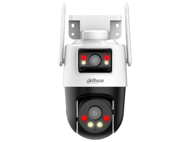 DOMO IP PT DH-P3D-3F-PV / LENTE DUAL 2.8MM Y 6MM / 3MP / IR30M / DISUASIVA