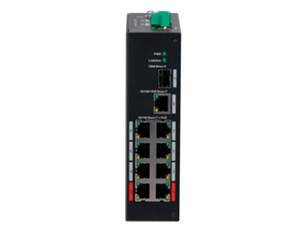 SWITCH DAHUA DH-PFS3110-8ET96 - 8 POE - 96W + 1 GIGABIT LAN + 1 FSP