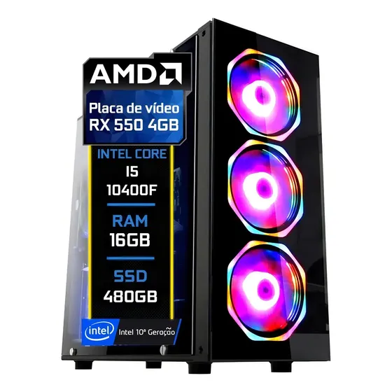 PC CORE I5 4,3GHZ - RAM 16GB - DISCO SSD 512GB - FUENTE REAL 650W 80 PLUS