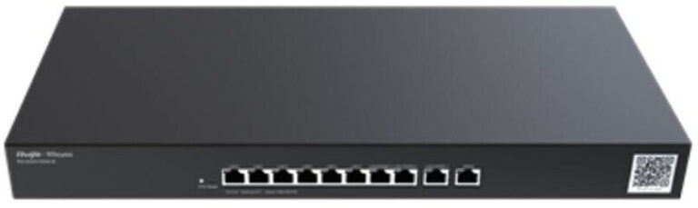 ROUTER RUIJIE RG-EG310GH-E 10-PORT FULL GIGABIT ROUTER, 1 WAN , 6 LAN Y 3 LAN/WAN PORTS; RACKEABLE, SOPORTA CLOUD REMOTE MANAGEMENT
