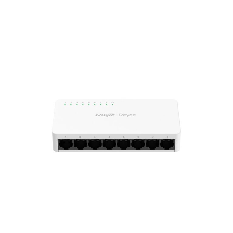 SWITCH RUIJIE RG-ES08G 8-PORT GIGABIT UNMANAGED SWITCH, 8 GIGABIT RJ45 PORTS , CARCAZA PLASTICA
