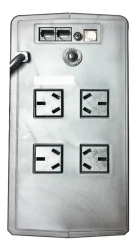 UPS RV 800VA/480W; 220V/50HZ. 4 ENCHUFES-IRAM. EA200PRO PANEL, LCD DISPLAY