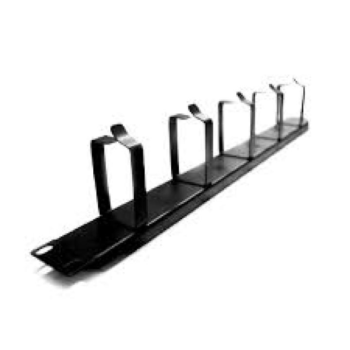 ORGANIZADOR DE CABLE DE 1U DE RACK DE 5 ANILLOS DE METAL
