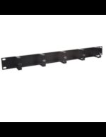 ORGANIZADOR DE CABLE DE 1U DE RACK DE 5 ANILLOS DE METAL