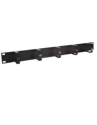 ORGANIZADOR DE CABLE DE 1U DE RACK DE 5 ANILLOS DE METAL