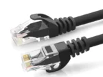 PATCH CORD UTP CAT5E , 24AWG, CU,PVC - 1M, NEGRO