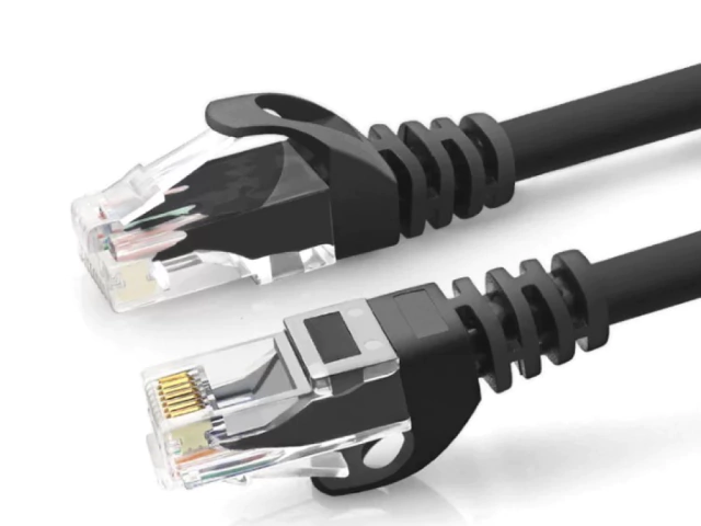 PATCH CORD UTP CAT5E , 24AWG, CU,PVC - 1M, NEGRO