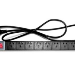 CANAL DE TENSION REGUVOLT RV-PDU-10U DE 10 TOMAS IRAM. 1U DE RACK. CARCASA DE ALEACION DE ALUMINIO NO INFLAMABLE