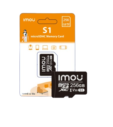 MEMORIA MICROSD IMOU ST2-256-S1 / 256GB CLASE 10 U3 V30 3D TLC/QLC NAND FLASH